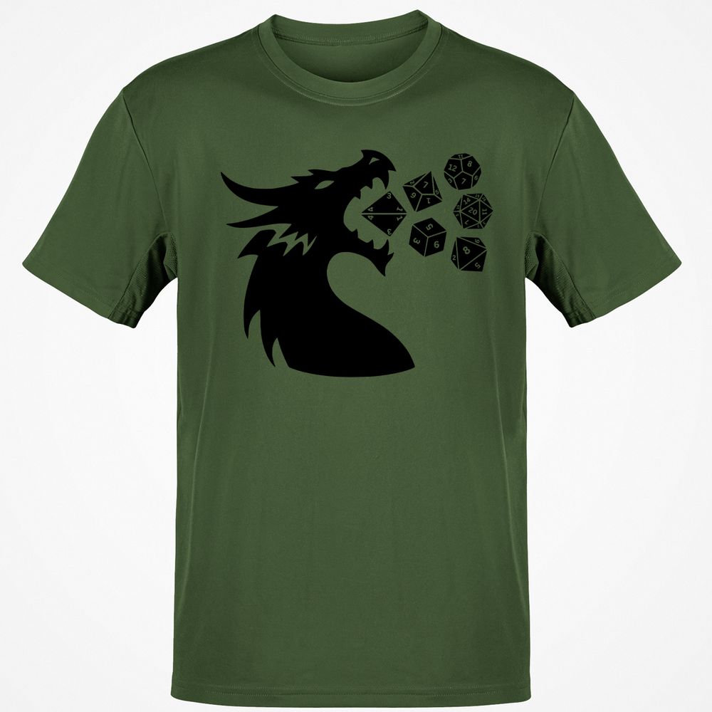 Pac And Dragon Classic Unisex T-Shirt - Military Green - 6