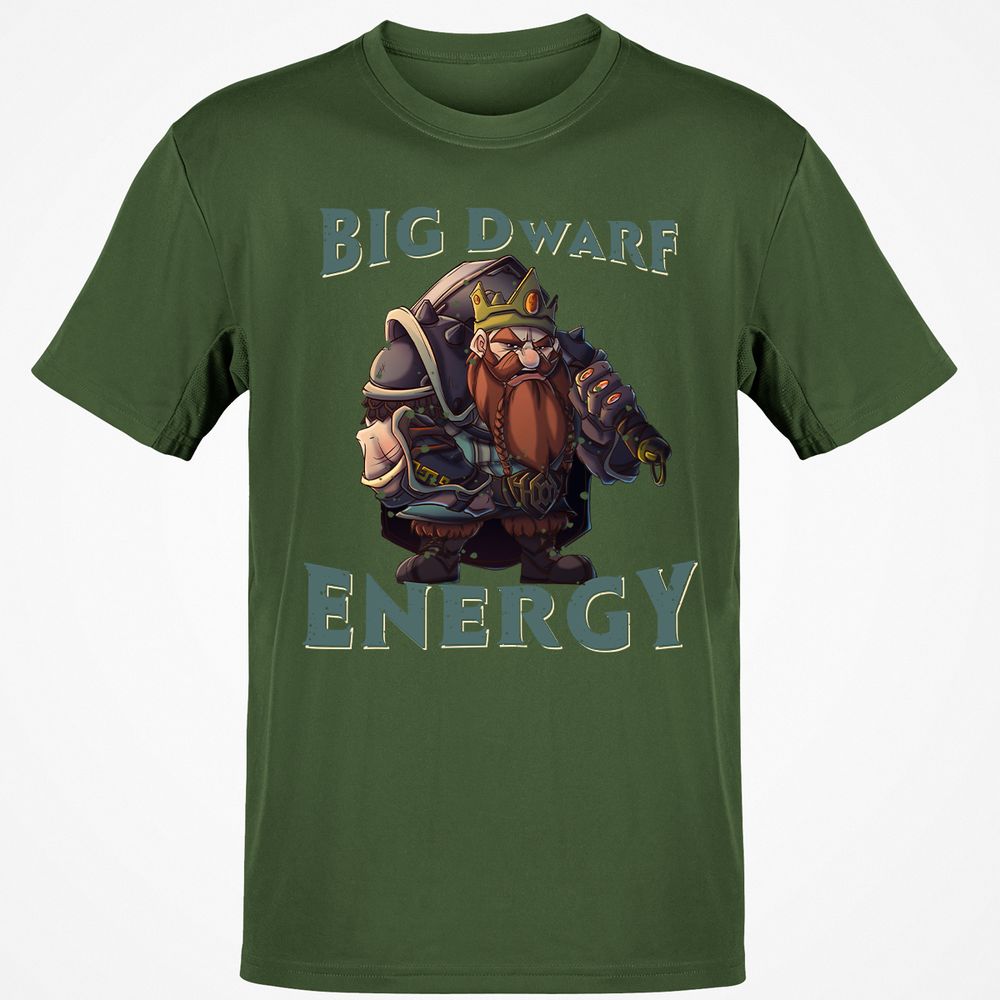 Big Dwarf Energy Classic Unisex T-Shirt - Military Green - 6