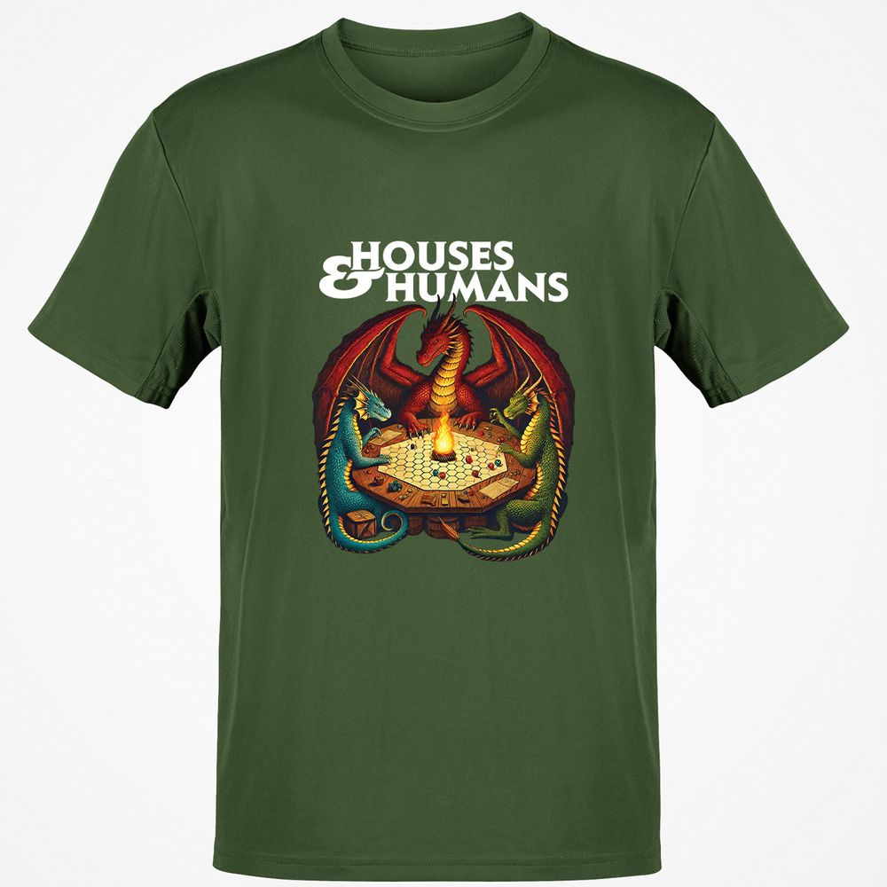 Houses & Humans T-Shirt - Military Green - 6
