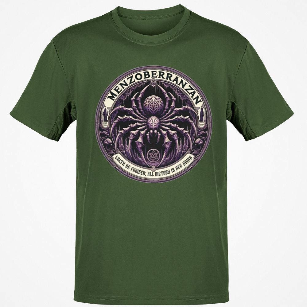 Menzoberranzan Lolth Be Praised Classic Unisex T-Shirt - Military Green - 6