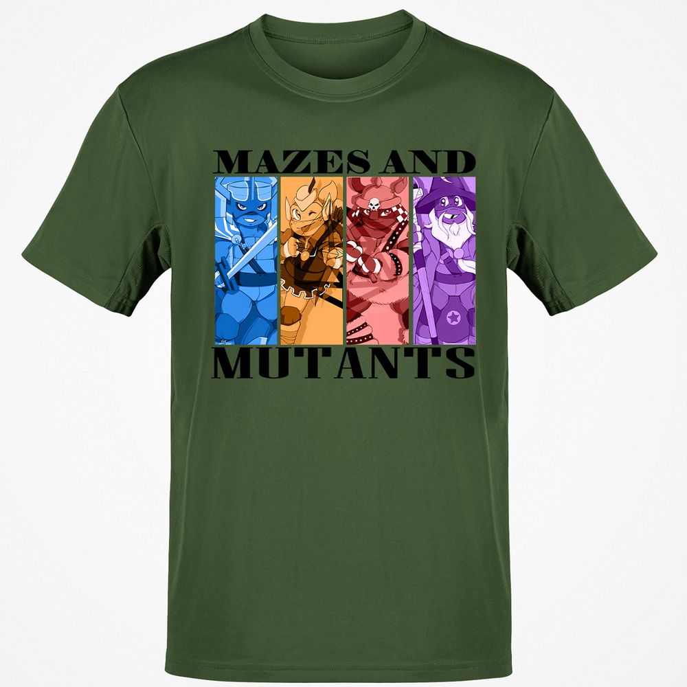 Mazes & Mutants Classic Unisex T-Shirt - Military Green - 6