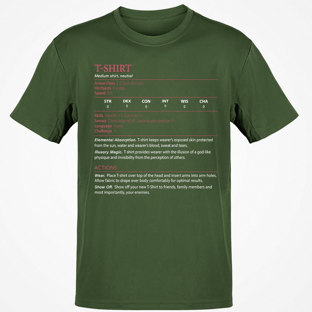 T-Shirt Classic Unisex T-Shirt - Military Green - 6