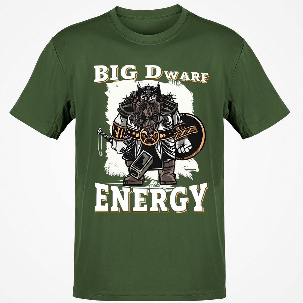 Big Dwarf Energy Classic Unisex T-Shirt - Military Green - 6