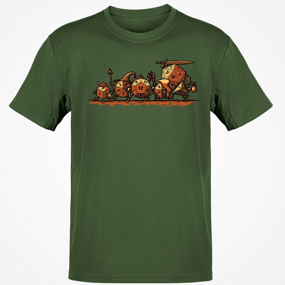 Fellowship Of The Dices T-Shirt - Military Green - 6