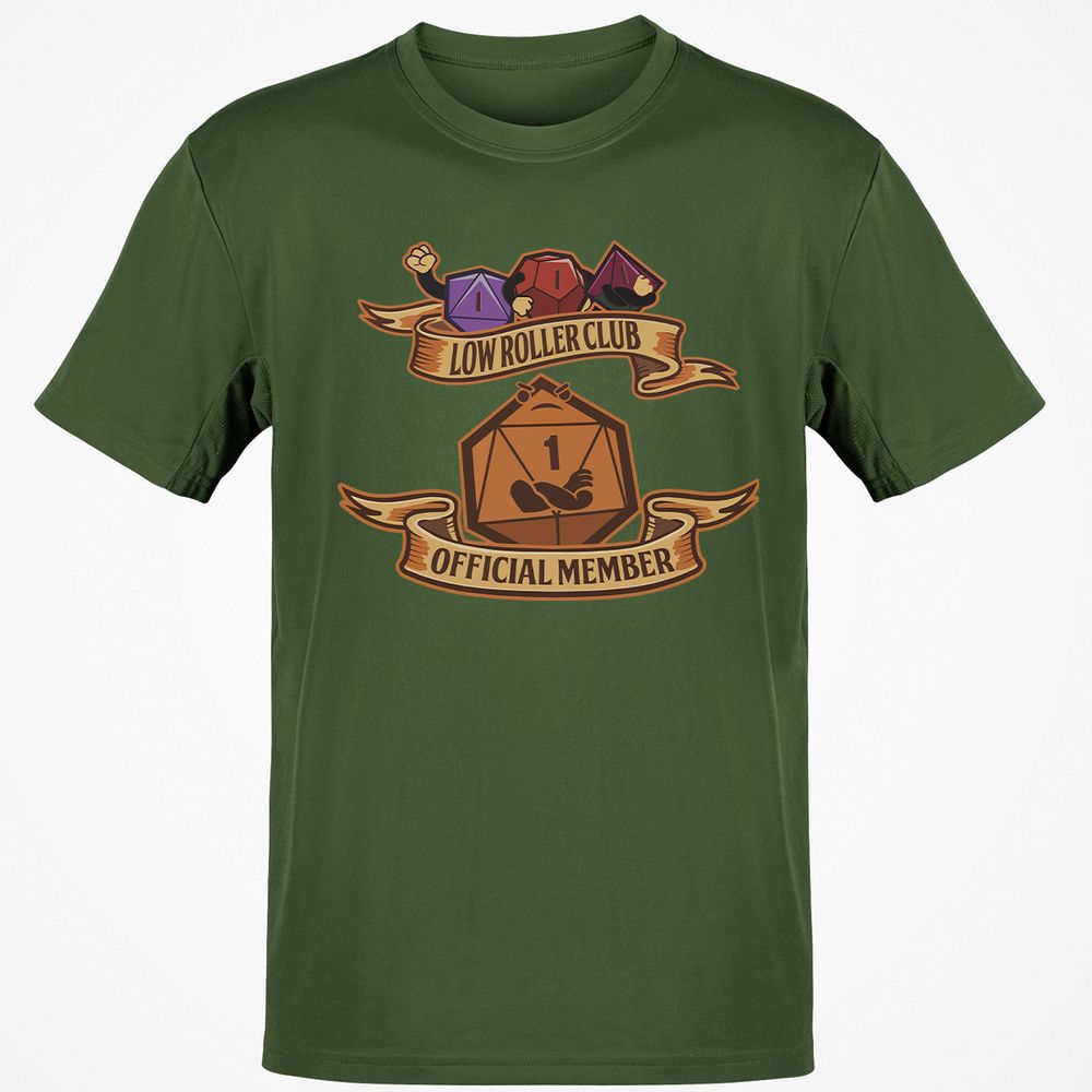 Low Roller Club Classic Unisex T-Shirt - Military Green - 6