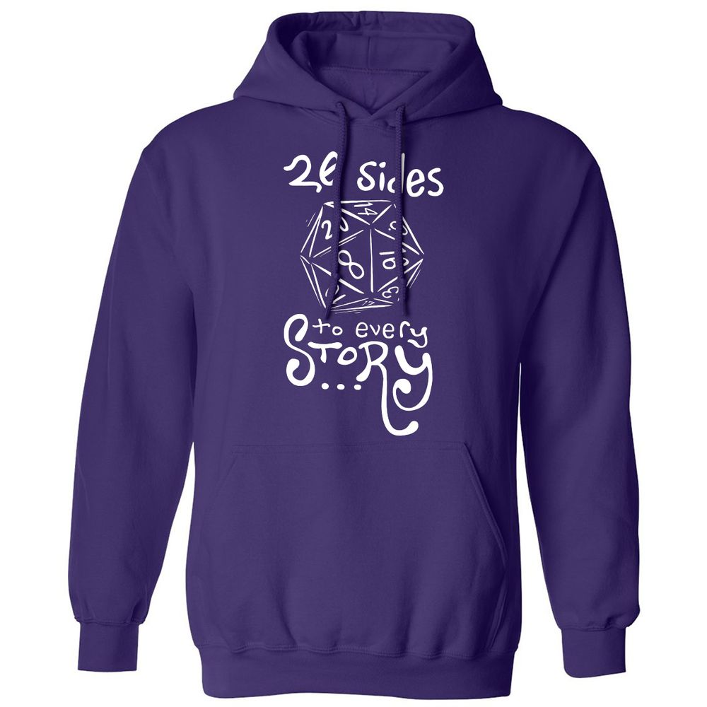 20 Sides to Every Story Classic Unisex Hoodie - Purple - 6