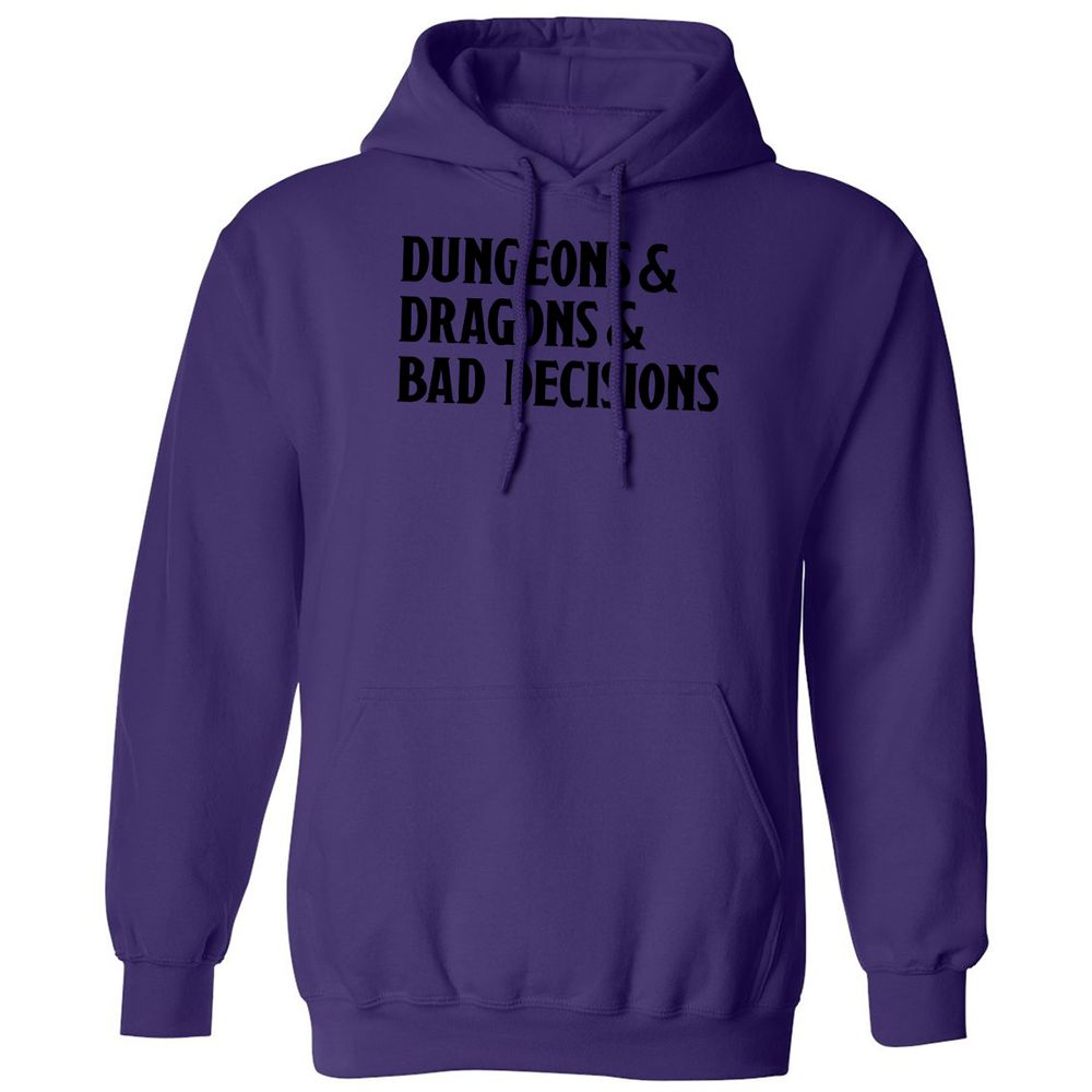 Bad Decisions Classic Unisex Hoodie - Purple - 6