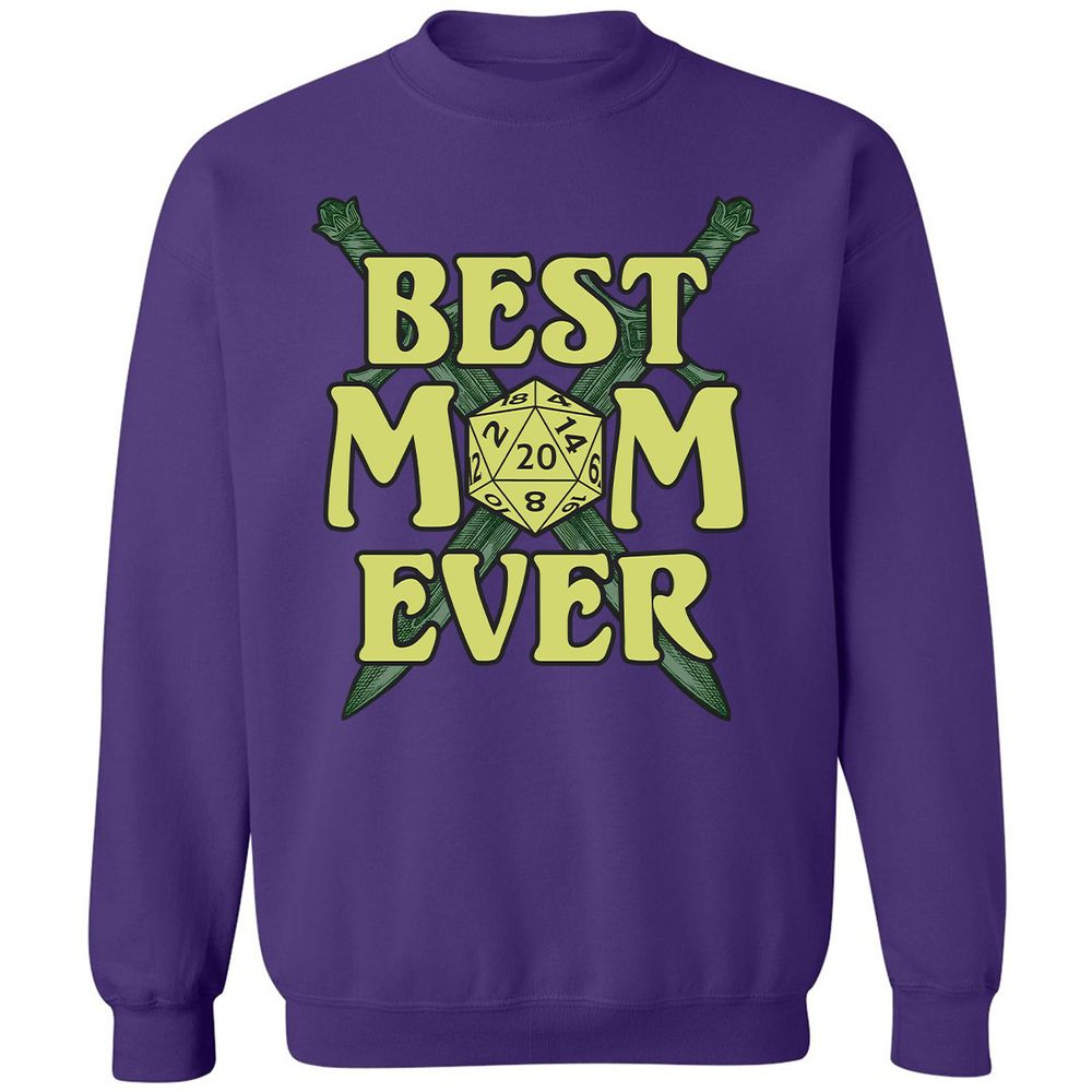 Best Mom Ever Classic Unisex Sweatshirt - Purple - 6