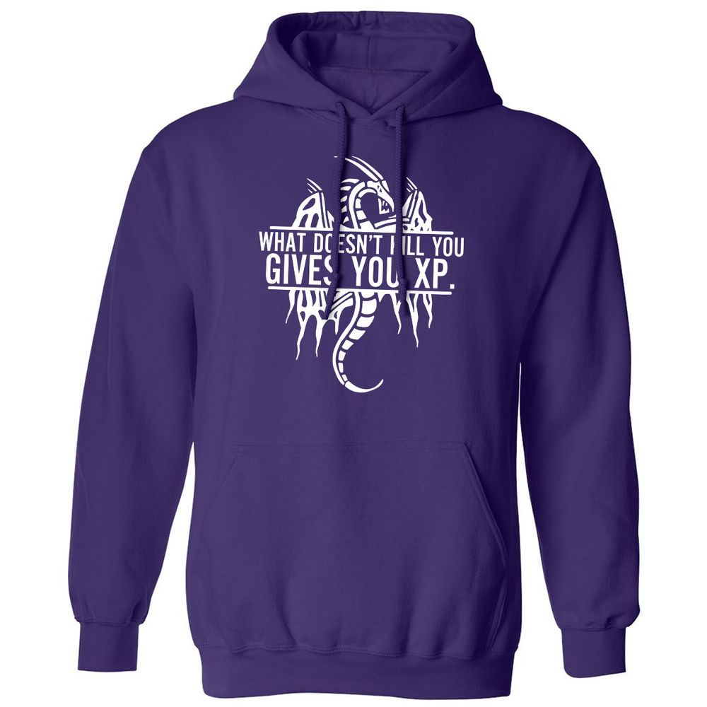 What Doesn't Kill You Classic Unisex Hoodie - Purple - 6