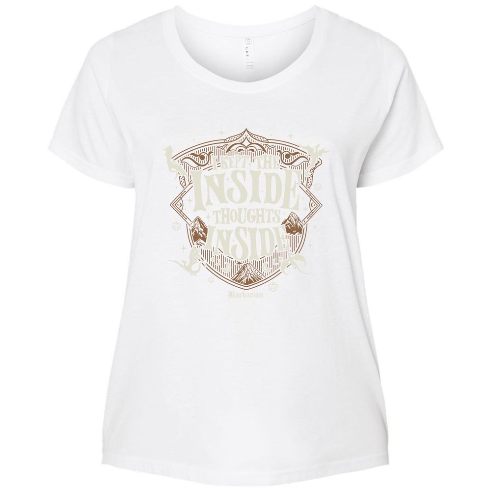 Barbarian I Kept The Inside Thoughts Inside - White - 6