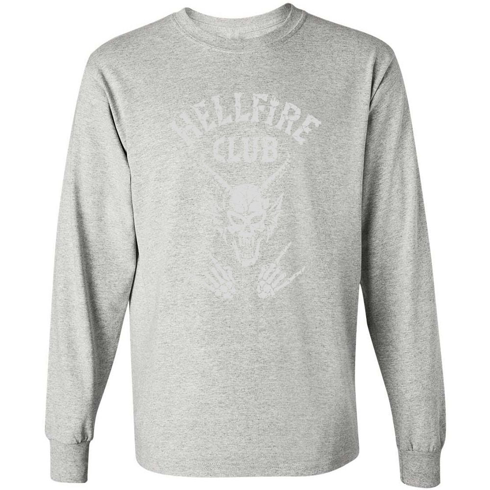 Hellfire Club Long Sleeve T-Shirt - Ash - 7