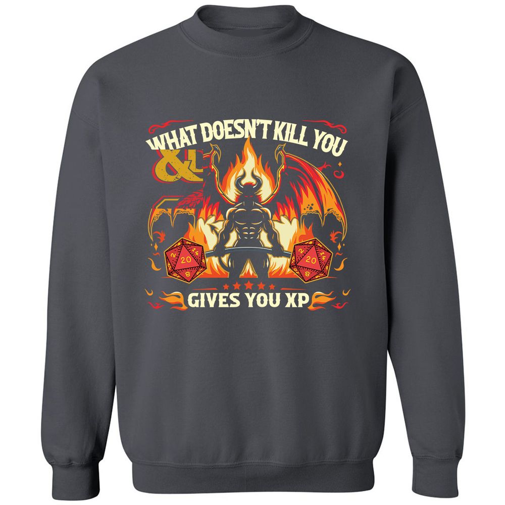 What Doesn’t Kill You Gives You XP - Charcoal - 7