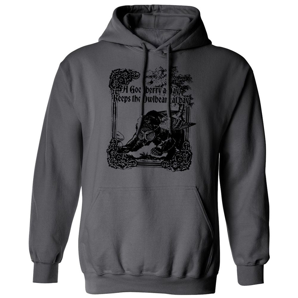 A Goodberry A Day Keeps The Owlbears At Bay Classic Unisex Hoodie - Charcoal - 7