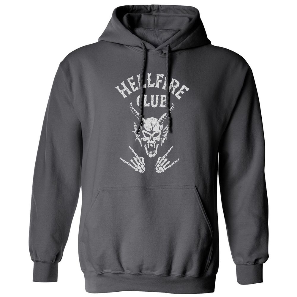 Hellfire Club Classic Unisex Hoodie - Charcoal - 7