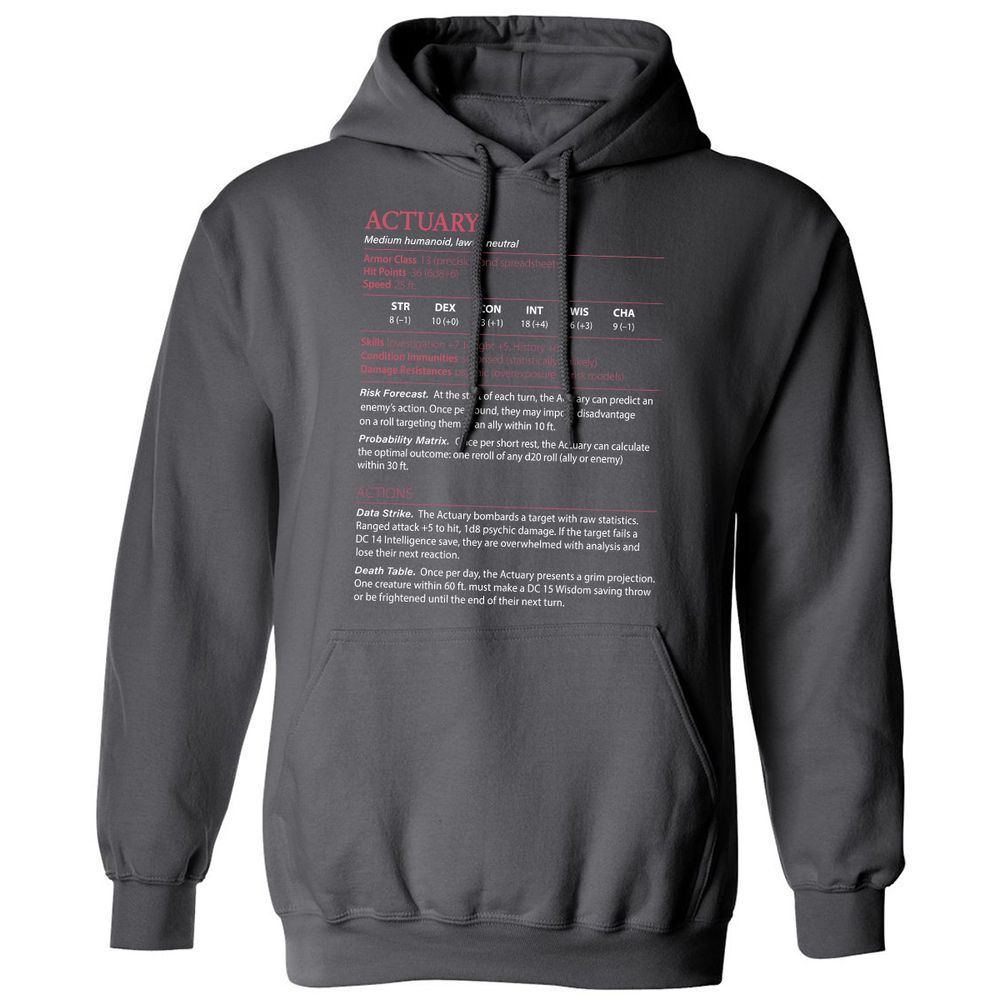 Actuary Stats - Charcoal - 7