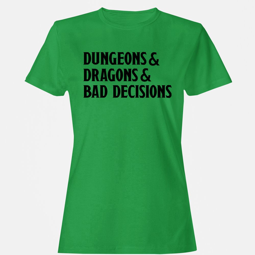 Bad Decisions Women's T-Shirt - Irish Green - 7