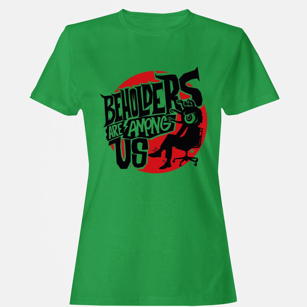 Beholders Are Among Us Women's T-Shirt - Irish Green - 7