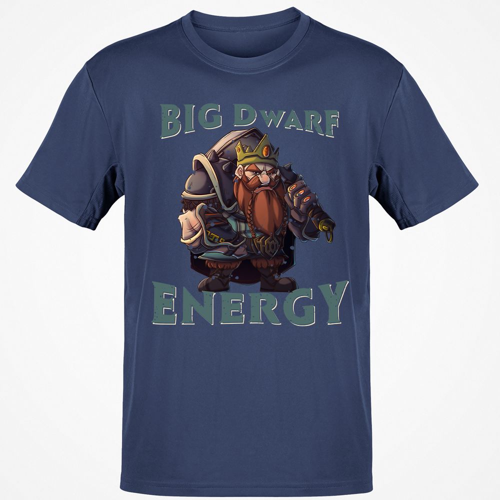 Big Dwarf Energy Classic Unisex T-Shirt - Navy - 7