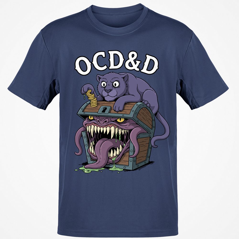 OCD&D Classic Unisex T-Shirt - Navy - 7
