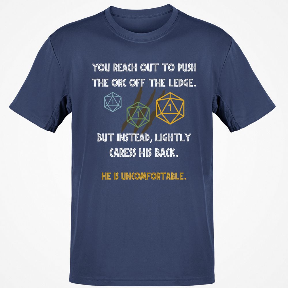 YOU REACH OUT TO PUSH Classic Unisex T-Shirt - Navy - 7