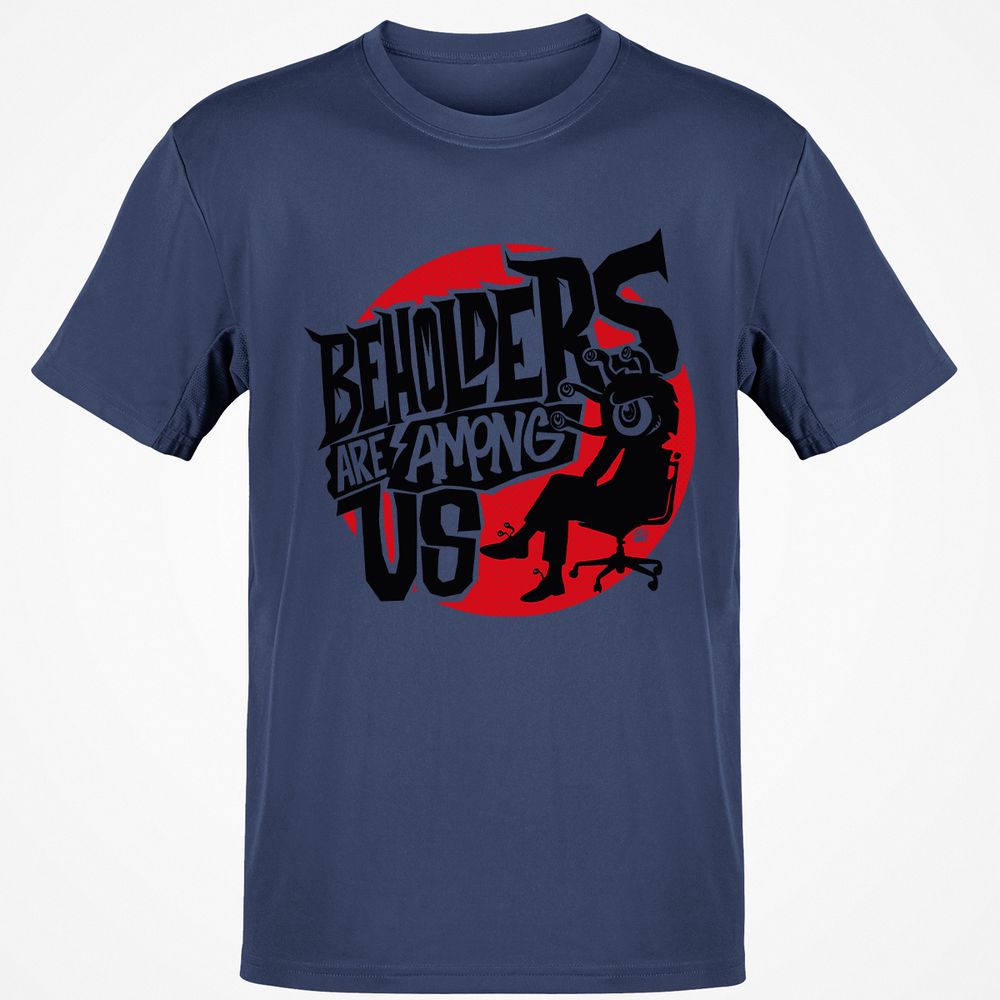 Beholders Are Among Us Classic Unisex T-Shirt - Navy - 7