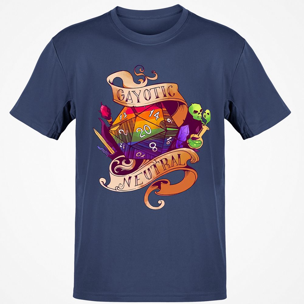Gayotic Neutral Classic Unisex T-Shirt - Navy - 7