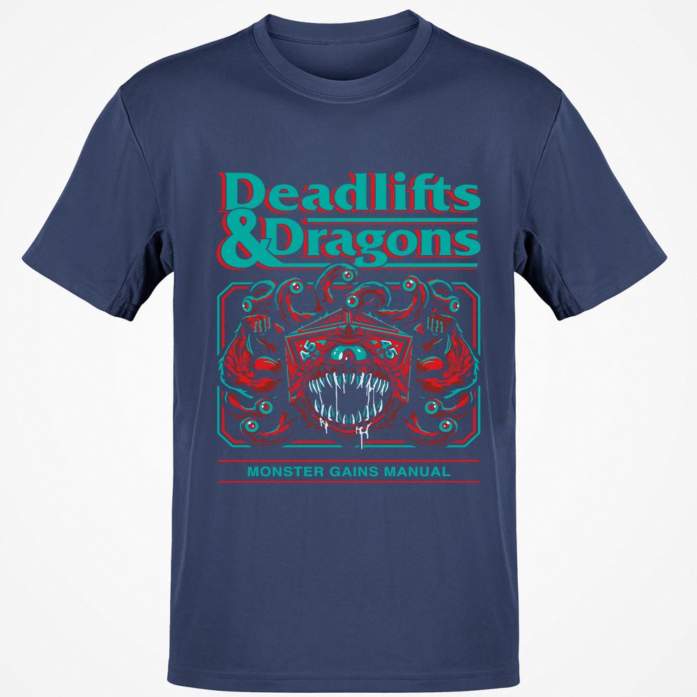 Deadlifts & Dragons Beholder - Navy - 7