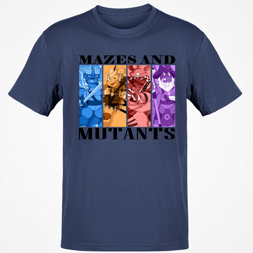 Mazes & Mutants Classic Unisex T-Shirt - Navy - 7