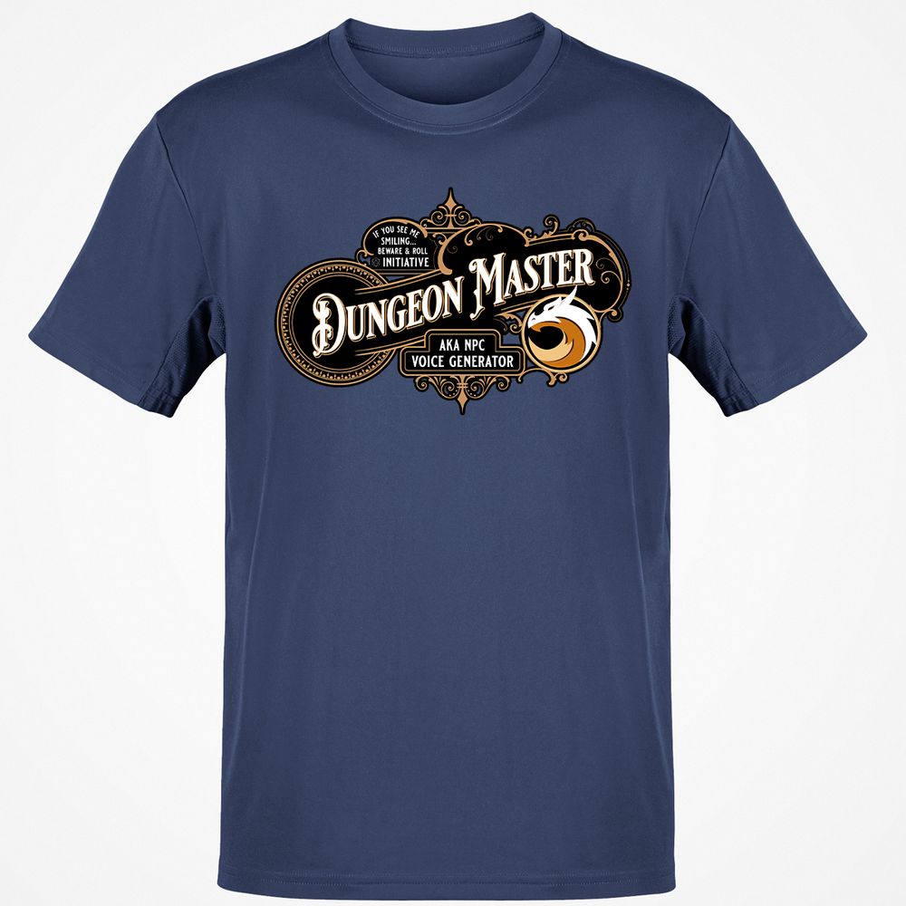 Dungeon Master Classic Unisex T-Shirt - Navy - 7