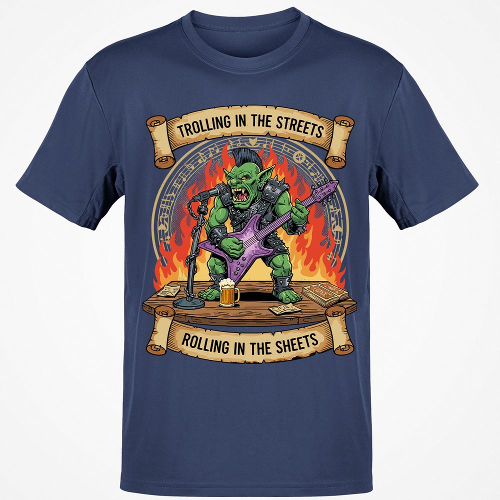 Trolling in the Streets Classic Unisex T-Shirt - Navy - 7