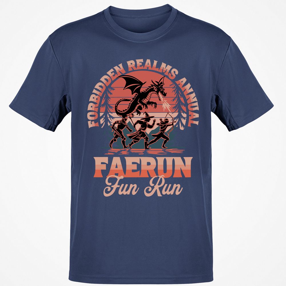 Faerun Fun Run Classic Unisex T-Shirt - Navy - 7