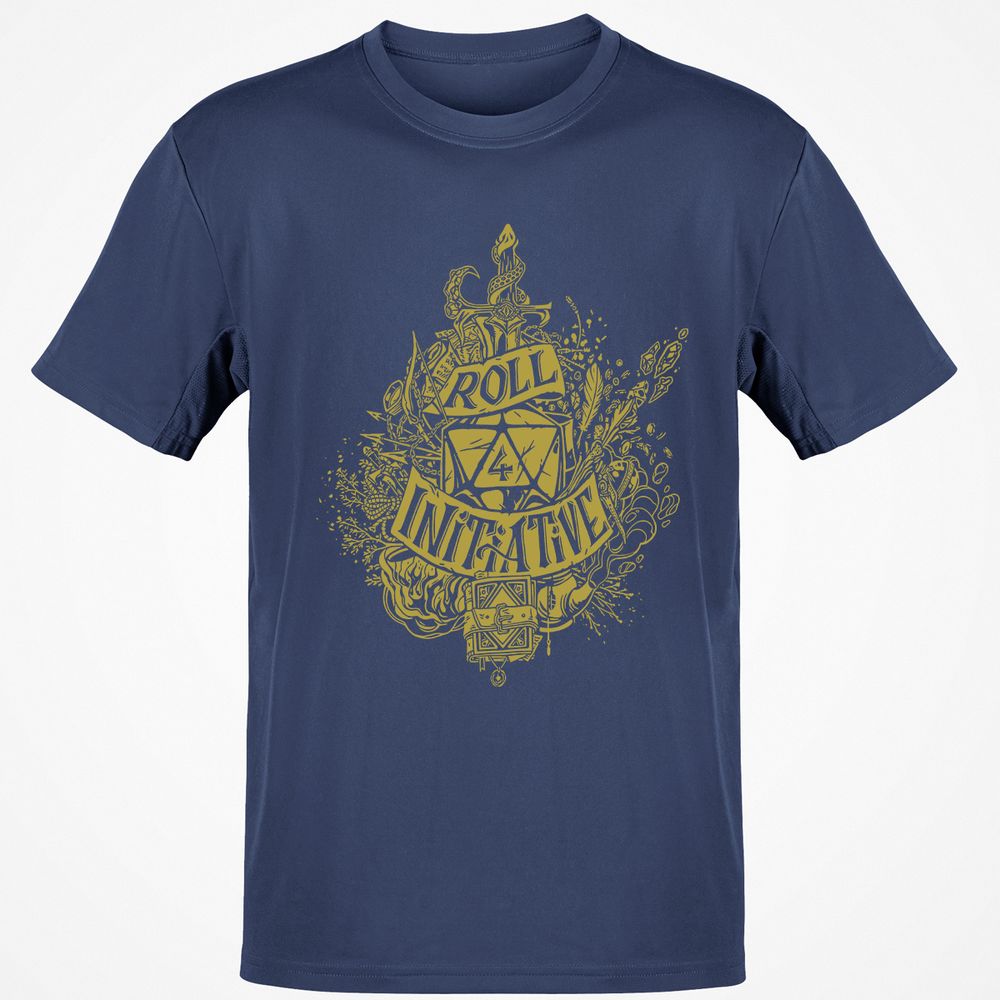 Roll Initiative Classic Unisex T-Shirt - Navy - 7