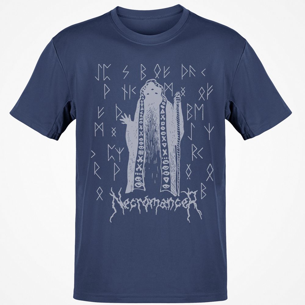 Necromancer Gothic RPG Classic Unisex T-Shirt - Navy - 7