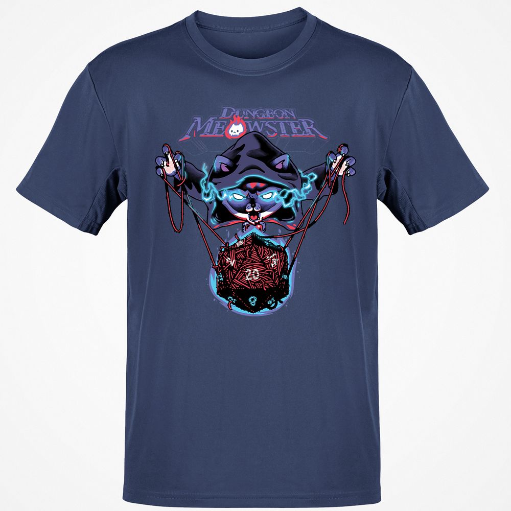 Dungeon Meowster T-Shirt - Navy - 7