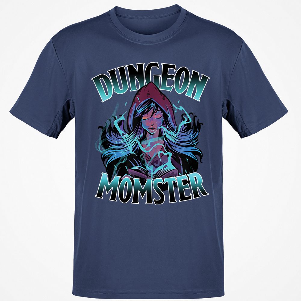 Dungeon Momster Classic Unisex T-Shirt - Navy - 7