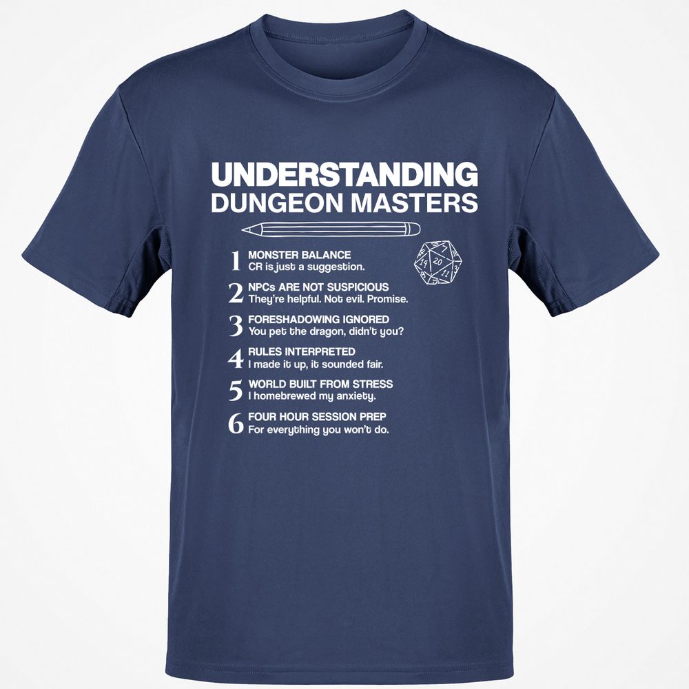 Understanding Dungeon Masters Classic Unisex T-Shirt - Navy - 7