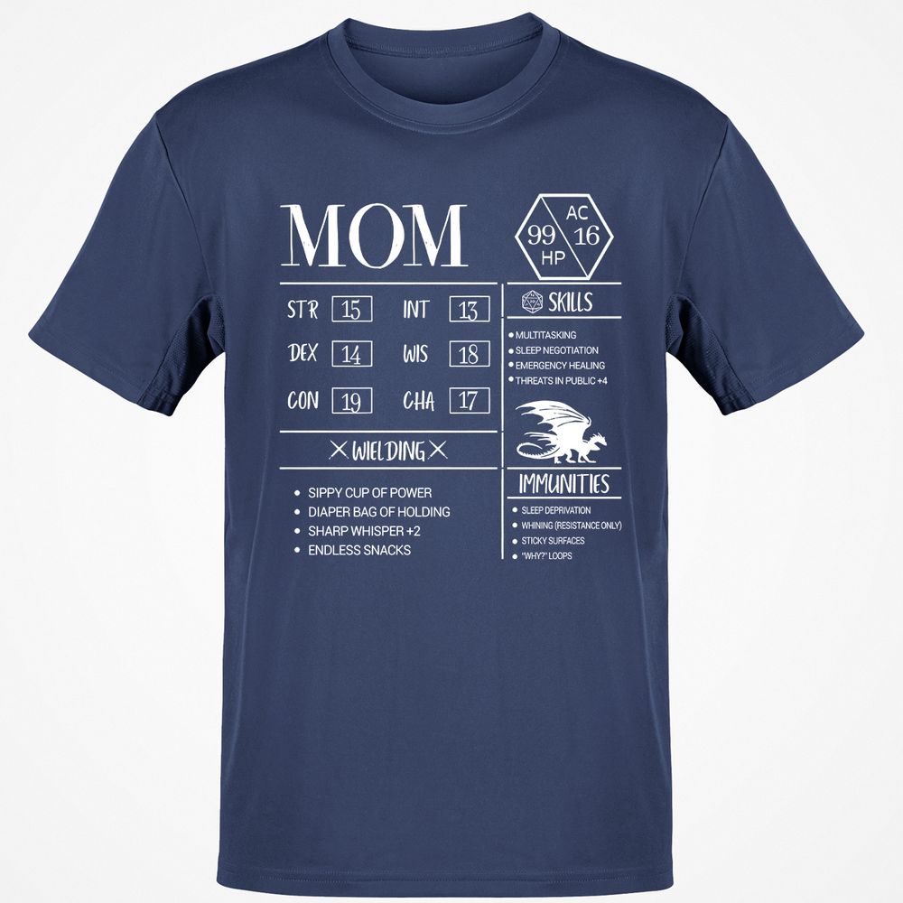 Mom New Classic Unisex T-Shirt - Navy - 7