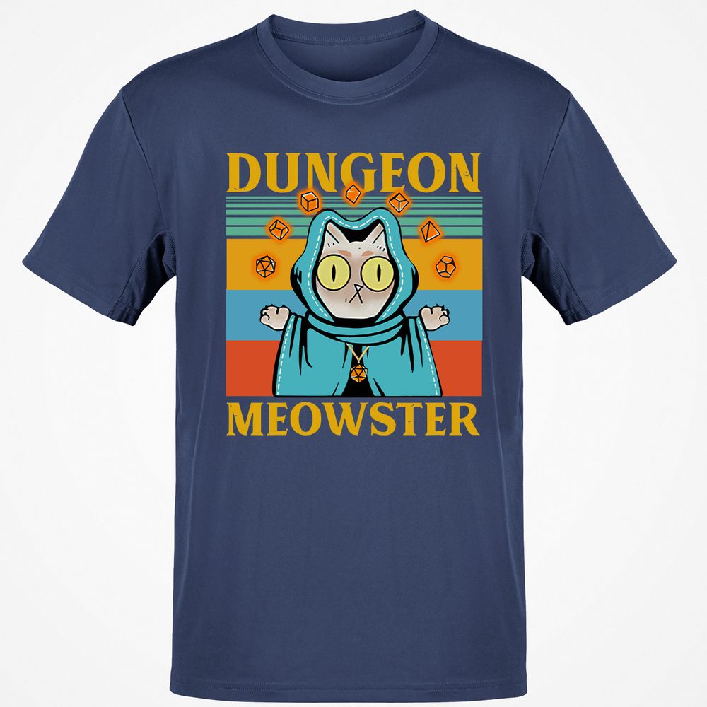 Dungeon Meowster Classic Unisex T-Shirt - Navy - 7