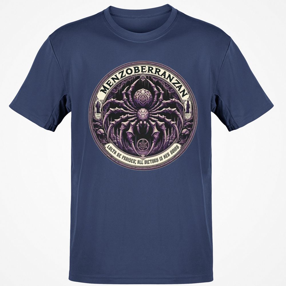 Menzoberranzan Lolth Be Praised Classic Unisex T-Shirt - Navy - 7