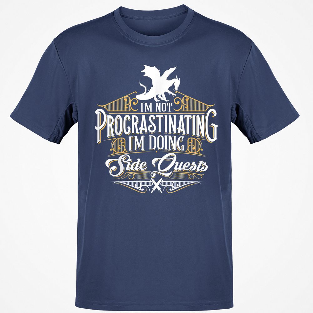 I'm Doing Side Quests T-Shirt - Navy - 7