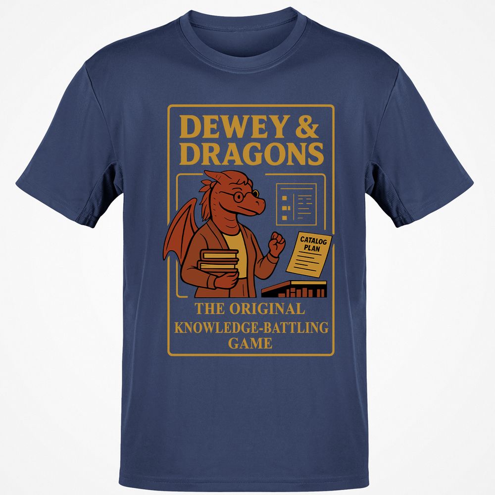 Dewey & Dragons Classic Unisex T-Shirt - Navy - 7