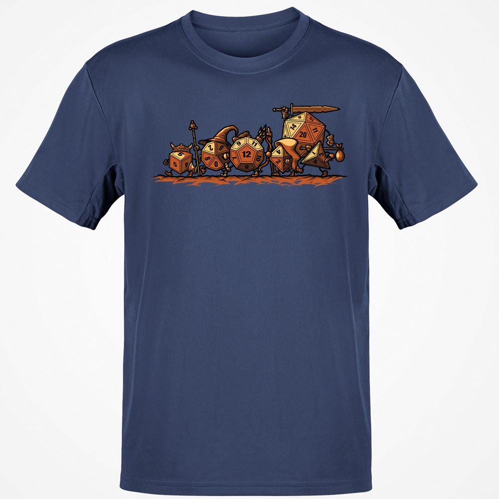 Fellowship Of The Dices T-Shirt - Navy - 7