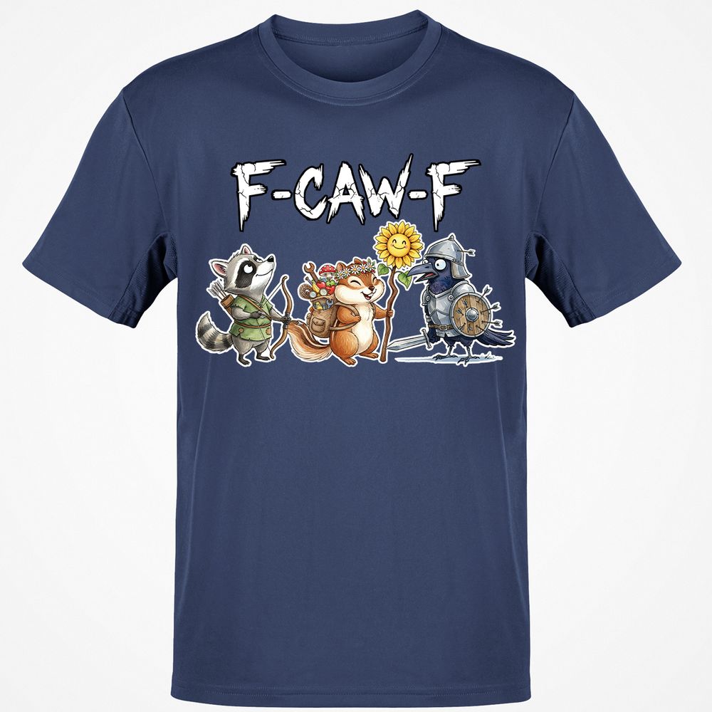 F-CAW-F Adventuring party Classic Unisex T-Shirt - Navy - 7