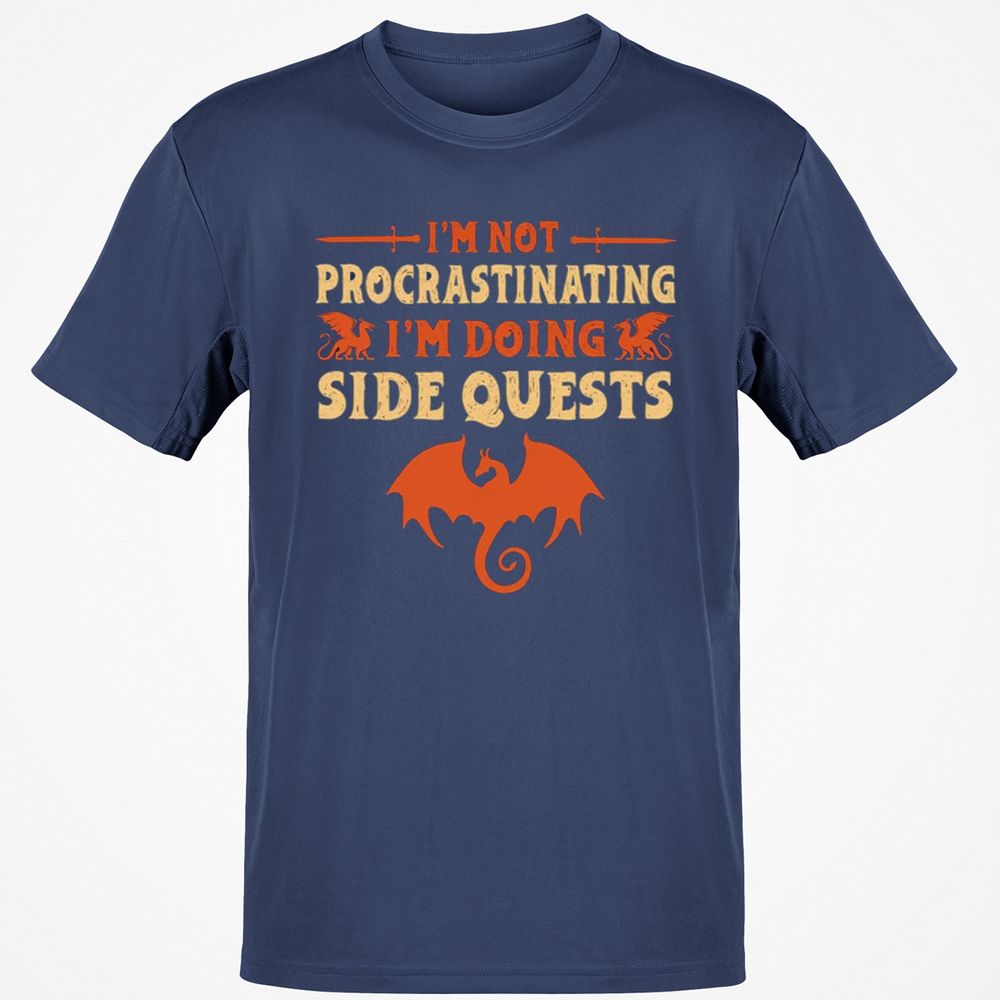 I'm Doing Side Quests Classic Unisex T-Shirt - Navy - 7