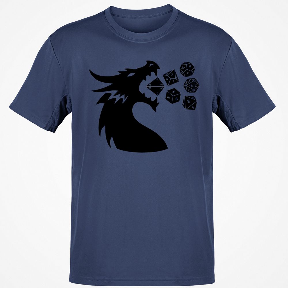 Pac And Dragon Classic Unisex T-Shirt - Navy - 7