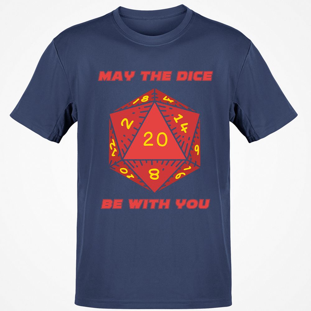 May the Dice Be With You - Navy - 7