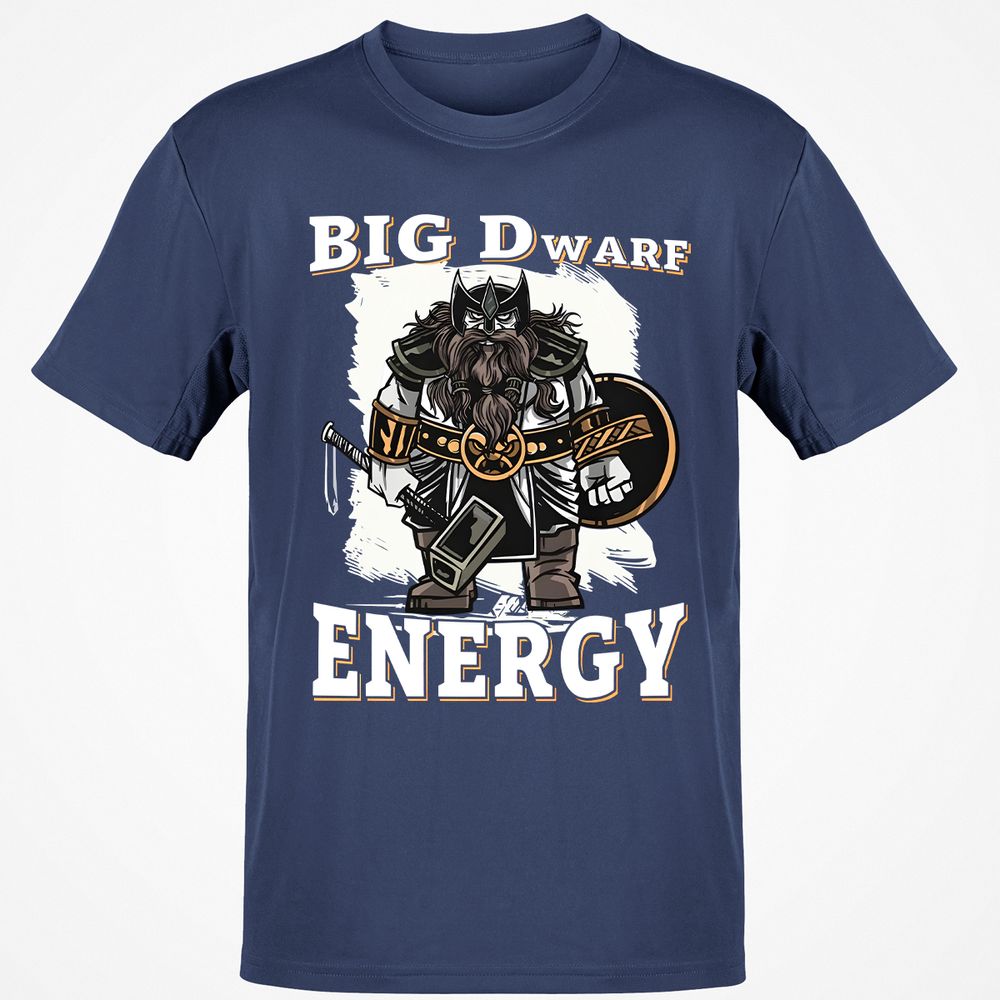 Big Dwarf Energy Classic Unisex T-Shirt - Navy - 7