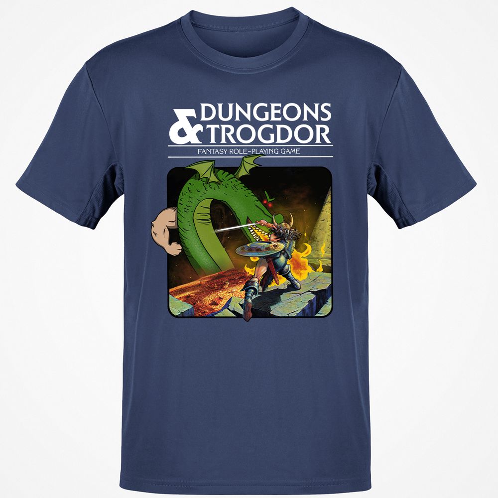 Trogdor Classic Unisex T-Shirt - Navy - 7