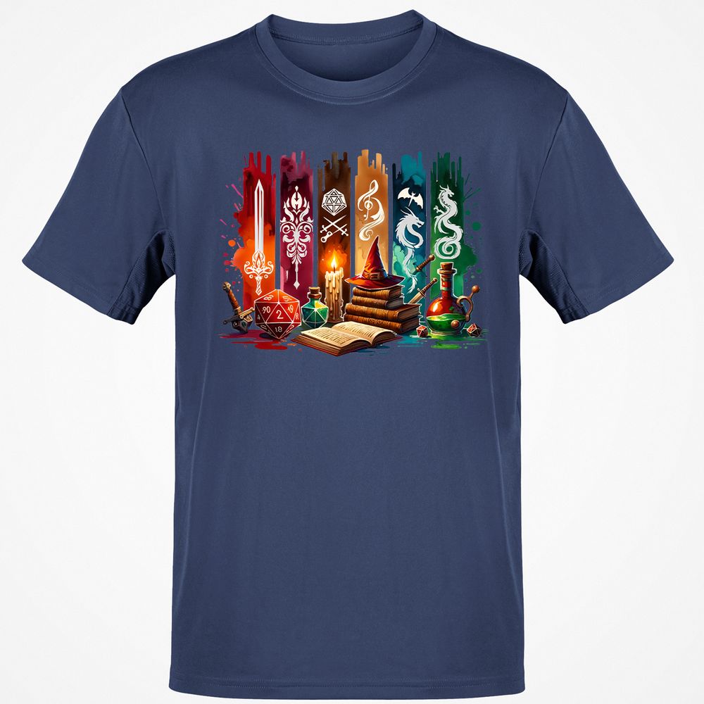 DnD Classes Classic Unisex T-Shirt - Navy - 7