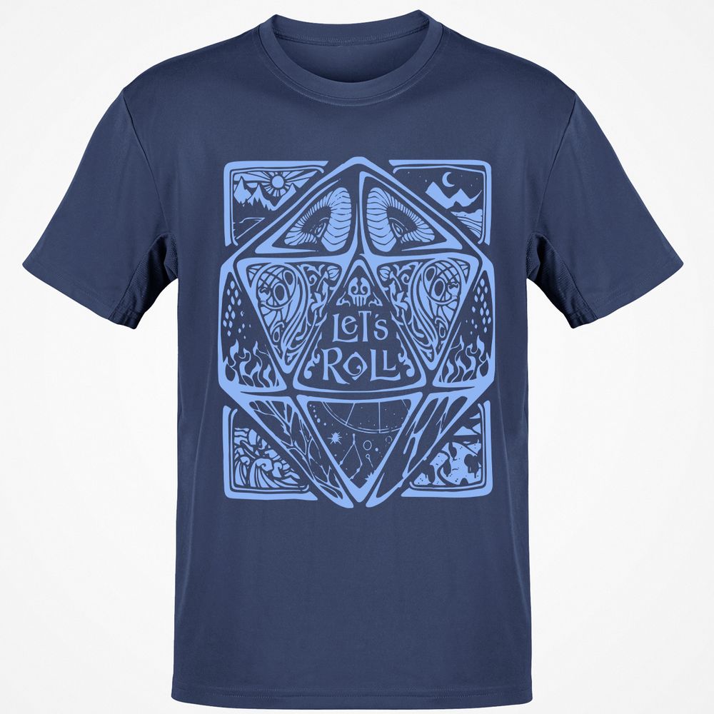 Let's Roll Classic Unisex T-Shirt - Navy - 7